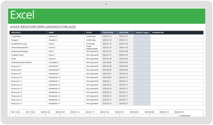 Agile Resource Planning 49555 - DE